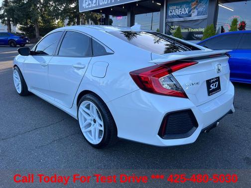 White Orchid Pearl 2018 Honda Civic Si