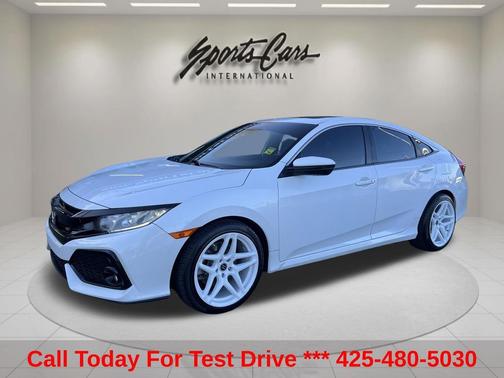 White Orchid Pearl 2018 Honda Civic Si