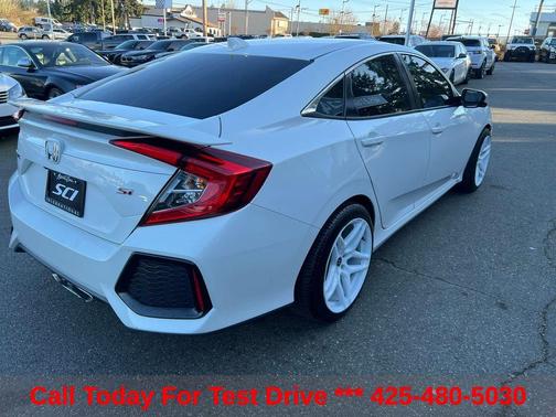 White Orchid Pearl 2018 Honda Civic Si