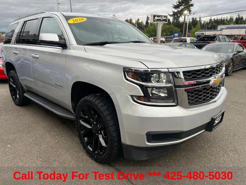 Silver Ice Metallic 2020 Chevrolet Tahoe LT