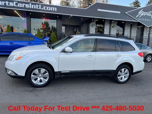 Satin White Pearl 2012 Subaru Outback 3.6R Limited