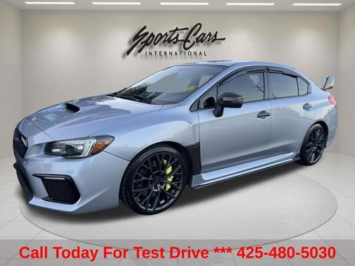 Ice Silver Metallic 2018 Subaru WRX STI Base