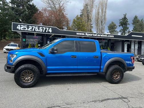 Blue 2020 Ford F-150 Raptor