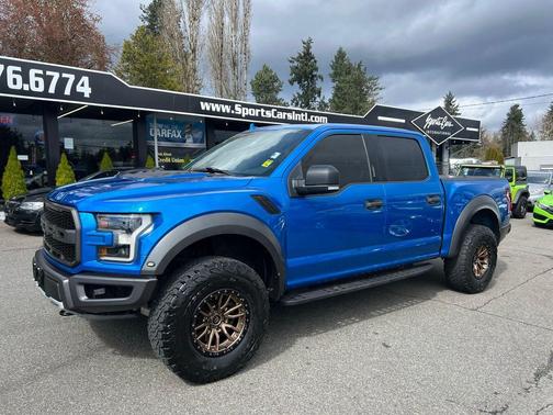 Blue 2020 Ford F-150 Raptor