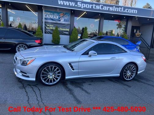 Silver 2013 Mercedes-Benz SL-Class SL 550
