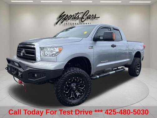 Silver 2010 Toyota Tundra Grade