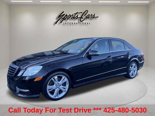 Black 2013 Mercedes-Benz E-Class E 350