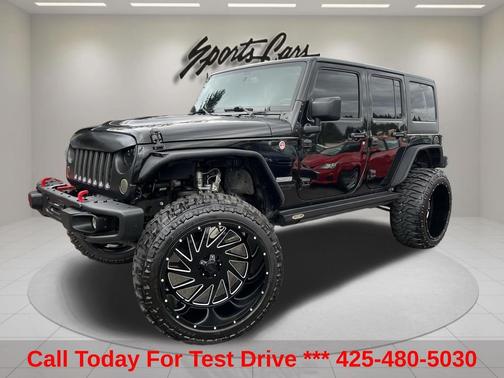 Black Clearcoat 2018 Jeep Wrangler JK Unlimited Rubicon
