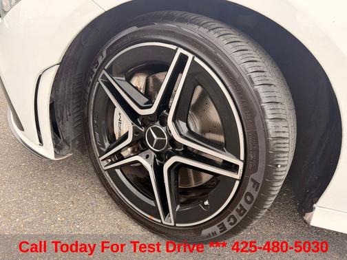 White 2020 Mercedes-Benz AMG CLA 35 4MATIC