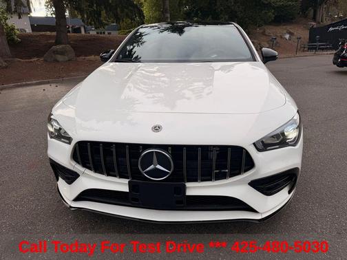White 2020 Mercedes-Benz AMG CLA 35 4MATIC