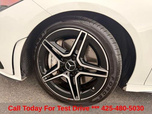 White 2020 Mercedes-Benz AMG CLA 35 4MATIC