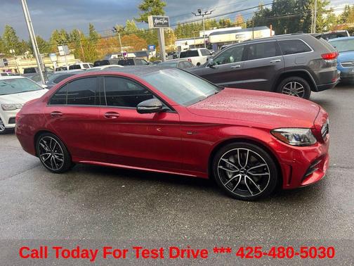 designo Cardinal Red 2019 Mercedes-Benz AMG C 43 4MATIC