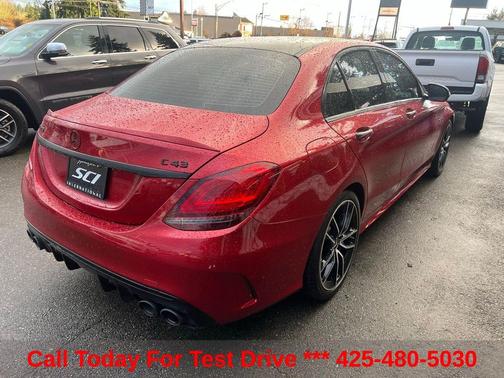 designo Cardinal Red 2019 Mercedes-Benz AMG C 43 4MATIC