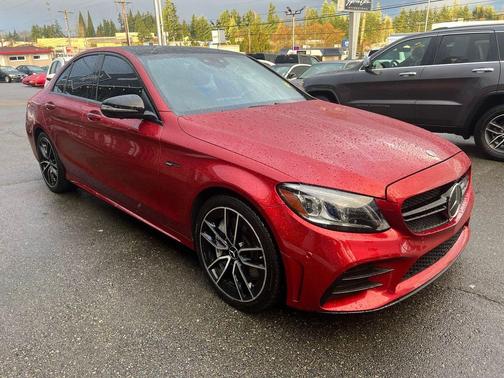 designo Cardinal Red 2019 Mercedes-Benz AMG C 43 4MATIC