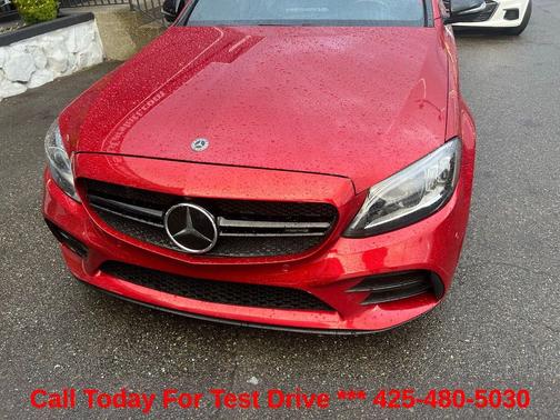 designo Cardinal Red 2019 Mercedes-Benz AMG C 43 4MATIC