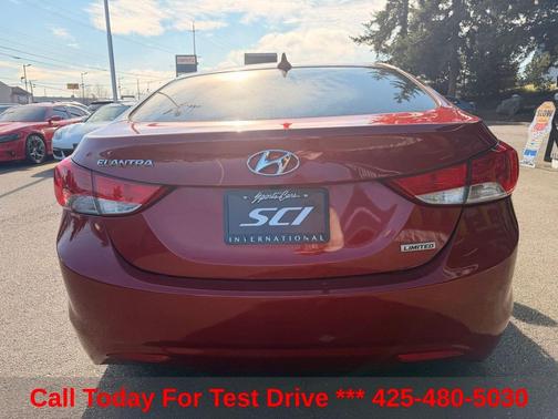 Red Allure 2012 Hyundai ELANTRA Limited