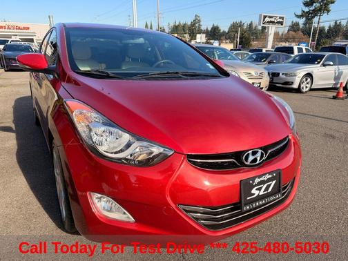 Red Allure 2012 Hyundai ELANTRA Limited