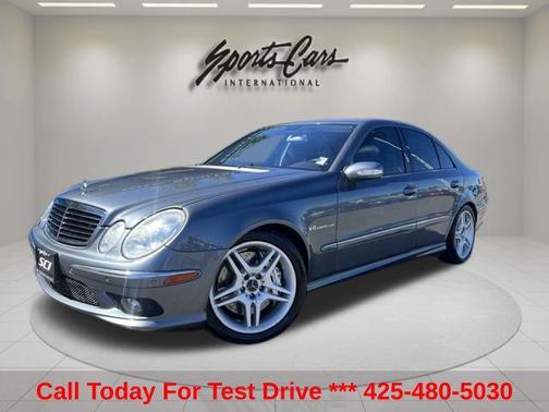 Platinum Blue Metallic 2006 Mercedes-Benz E-Class E 55 AMG