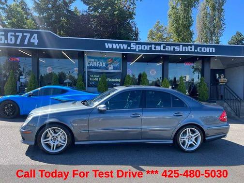 Platinum Blue Metallic 2006 Mercedes-Benz E-Class E 55 AMG
