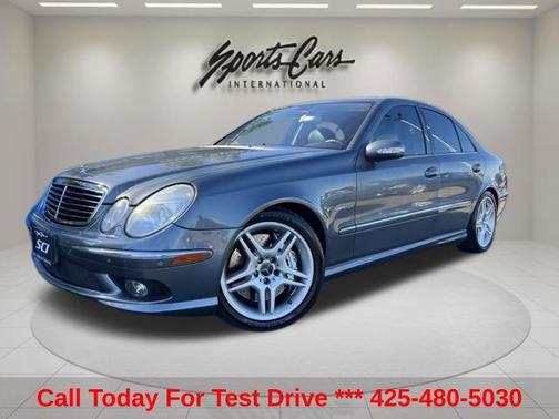 Platinum Blue Metallic 2006 Mercedes-Benz E-Class E 55 AMG