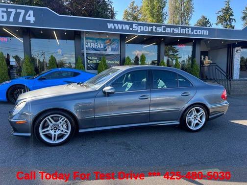 Platinum Blue Metallic 2006 Mercedes-Benz E-Class E 55 AMG