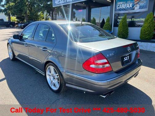 Platinum Blue Metallic 2006 Mercedes-Benz E-Class E 55 AMG