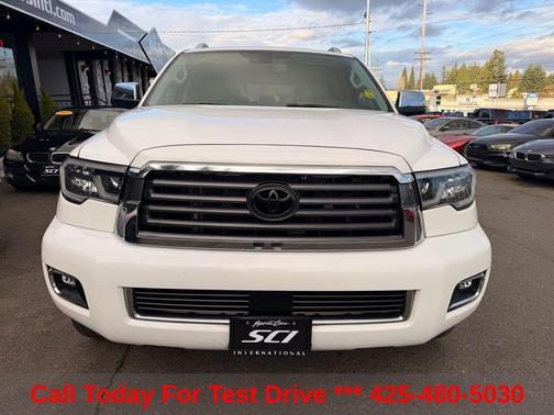Super White 2020 Toyota Sequoia Limited