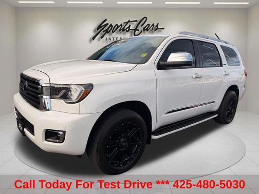 Super White 2020 Toyota Sequoia Limited