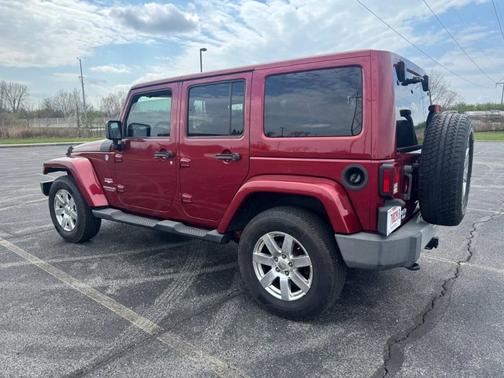 Deep Cherry Red Crystal Pearlcoat 2012 Jeep Wrangler Unlimited Sahara