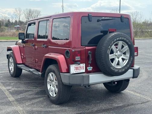Deep Cherry Red Crystal Pearlcoat 2012 Jeep Wrangler Unlimited Sahara