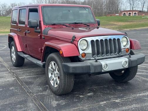 Deep Cherry Red Crystal Pearlcoat 2012 Jeep Wrangler Unlimited Sahara
