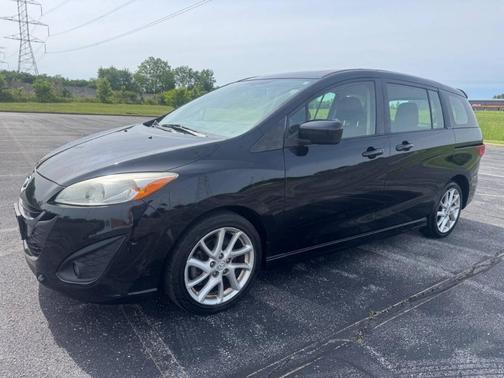 Brilliant Black Clearcoat 2012 Mazda Mazda5 Touring