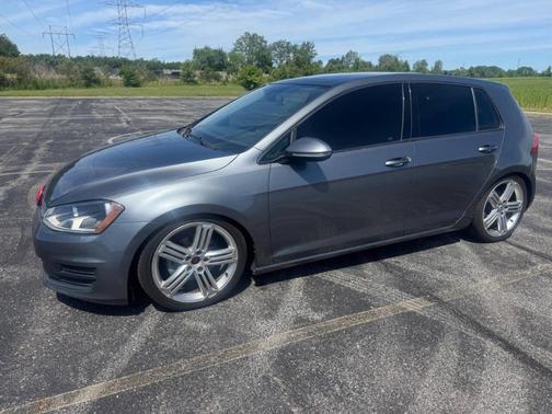Platinum Gray Metallic 2017 Volkswagen Golf TSI Wolfsburg Edition 4-Door
