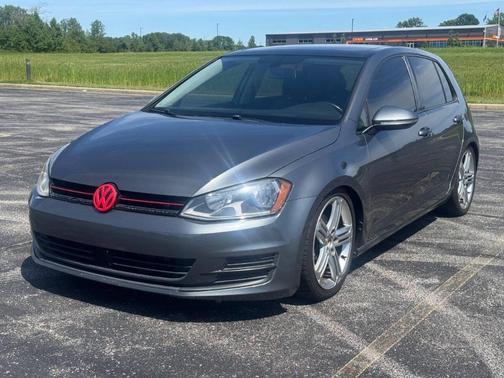 Platinum Gray Metallic 2017 Volkswagen Golf TSI Wolfsburg Edition 4-Door