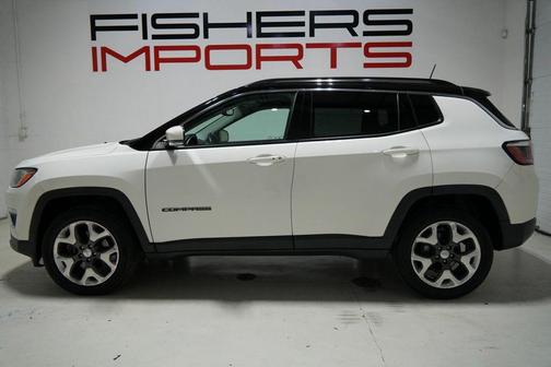 White Clearcoat 2019 Jeep Compass Limited