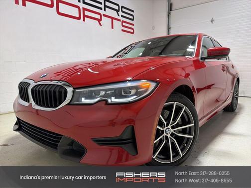 Melbourne Red Metallic 2022 BMW 330 xDrive