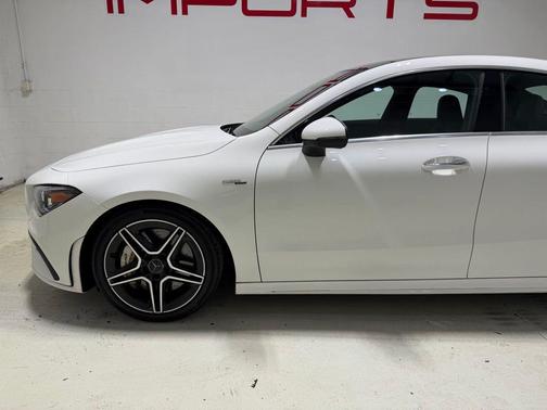 White 2023 Mercedes-Benz AMG CLA 35 4MATIC