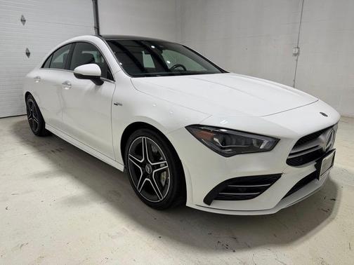White 2023 Mercedes-Benz AMG CLA 35 4MATIC