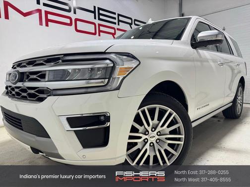 Star White Metallic Tri-Coat 2023 Ford Expedition Platinum