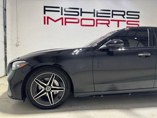 Black 2024 Mercedes-Benz C-Class C 300 4MATIC