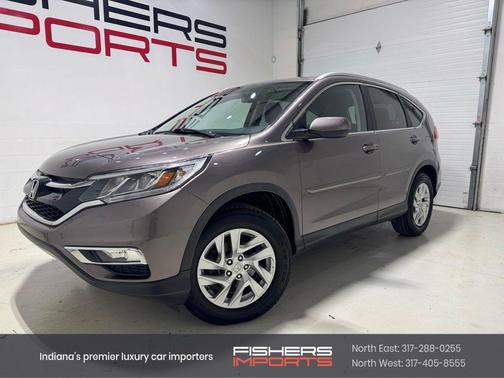 Gray 2015 Honda CR-V EX-L