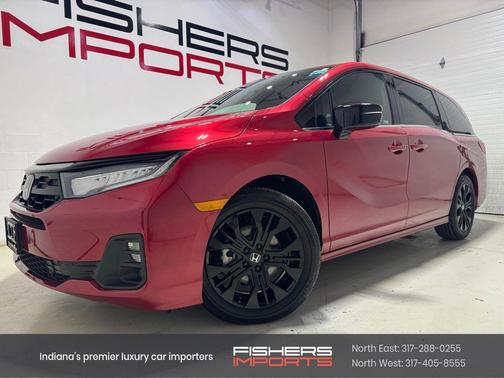 Radiant Red Metallic II 2025 Honda Odyssey Sport-L