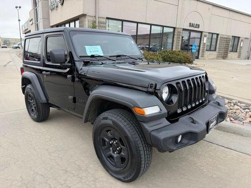 Black Clearcoat 2023 Jeep Wrangler Sport