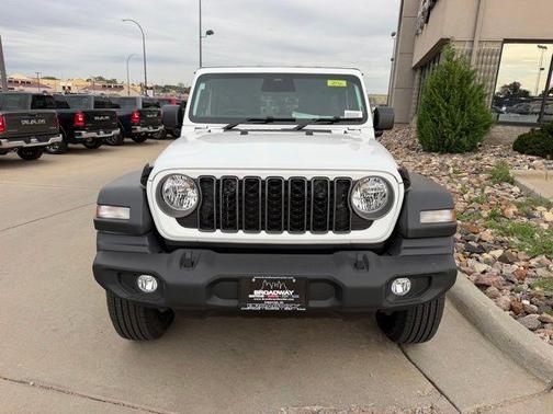 Bright White 2026 Jeep Wrangler Sport