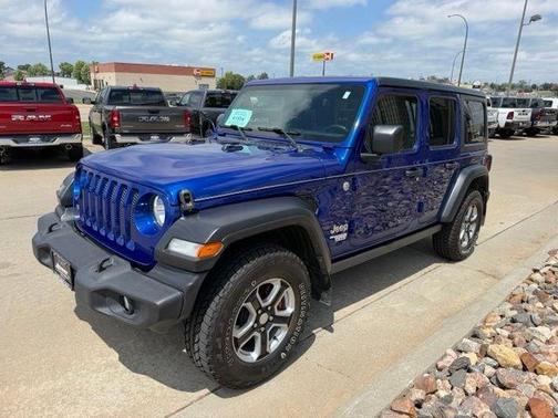 Ocean Blue Metallic 2019 Jeep Wrangler Unlimited Sport