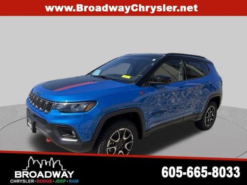 Hydro Blue Pearlcoat 2026 Jeep Compass Trailhawk