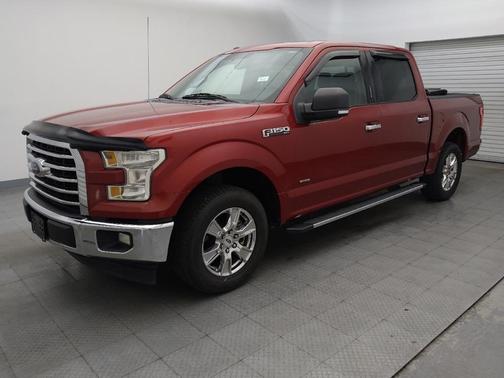 Red 2017 Ford F-150 XLT