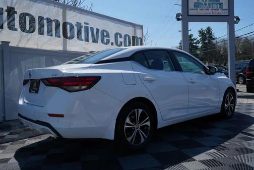 White 2023 Nissan Sentra SV