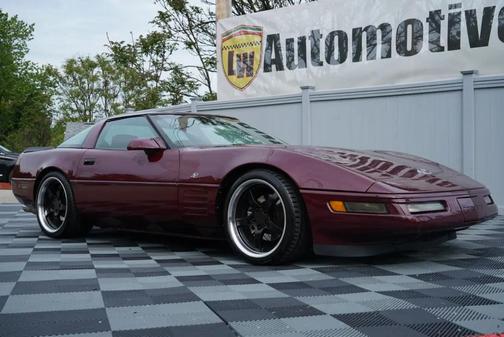 Burgundy 1993 Chevrolet Corvette Base