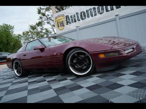 Burgundy 1993 Chevrolet Corvette Base